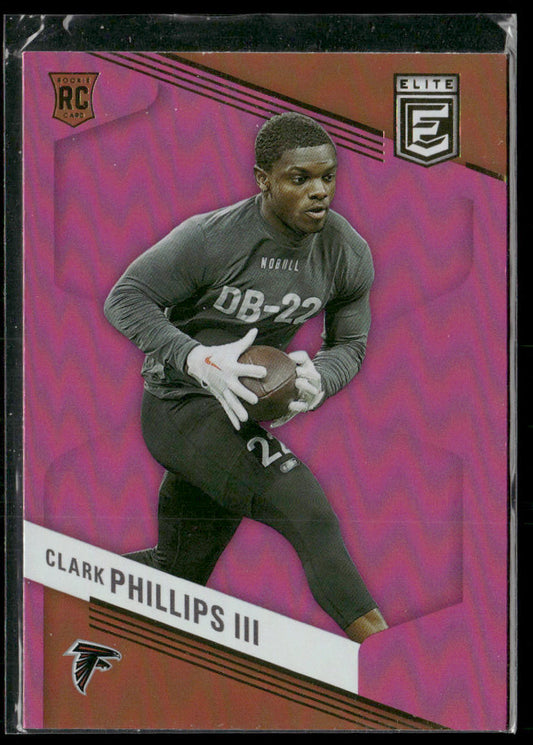 Clark Phillips III 2023 Donruss Elite Pink #121 RC Atlanta Falcons