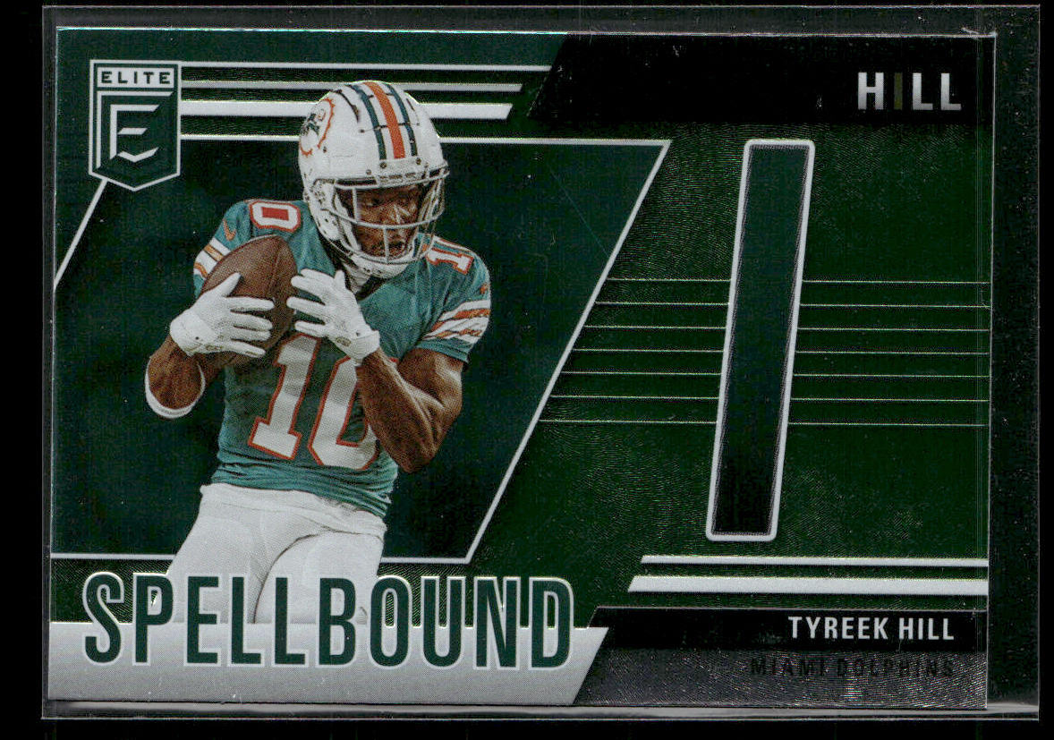 Tyreek Hill 2024 Donruss Elite Spellbound Green #2 Miami Dolphins