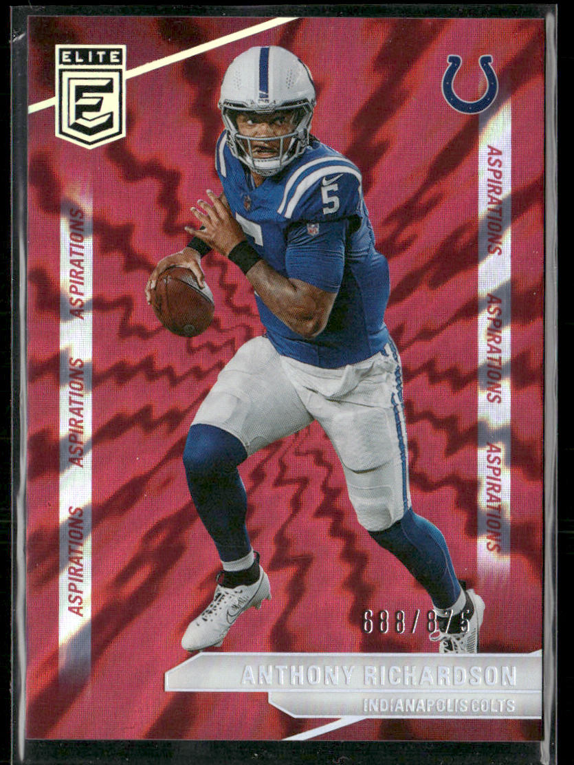 Anthony Richardson 2024 Donruss Elite Aspirations Shimmer #38 SN