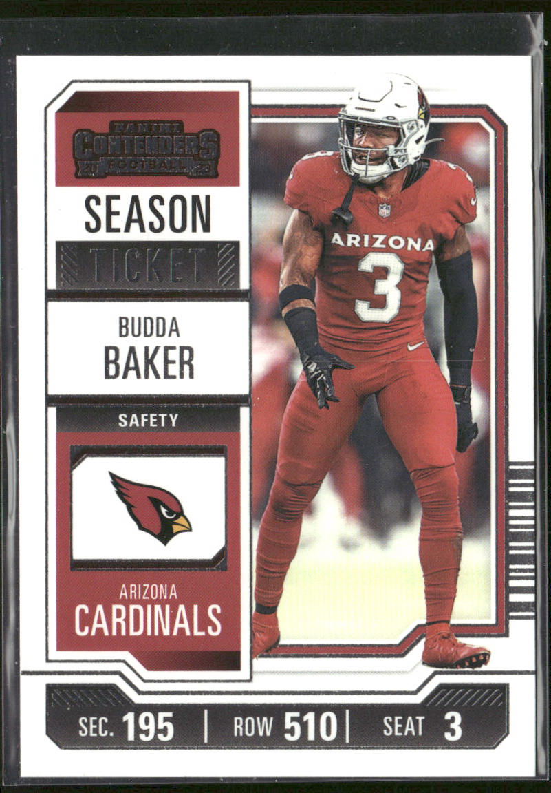 Budda Baker 2023 Panini Contenders #1 Arizona Cardinals