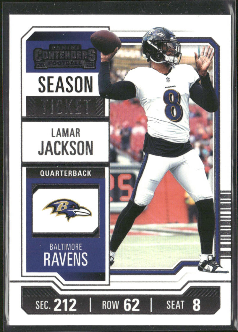 Lamar Jackson 2023 Panini Contenders #9 Baltimore Ravens