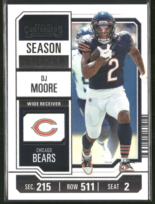 DJ Moore 2023 Panini Contenders #18 Chicago Bears