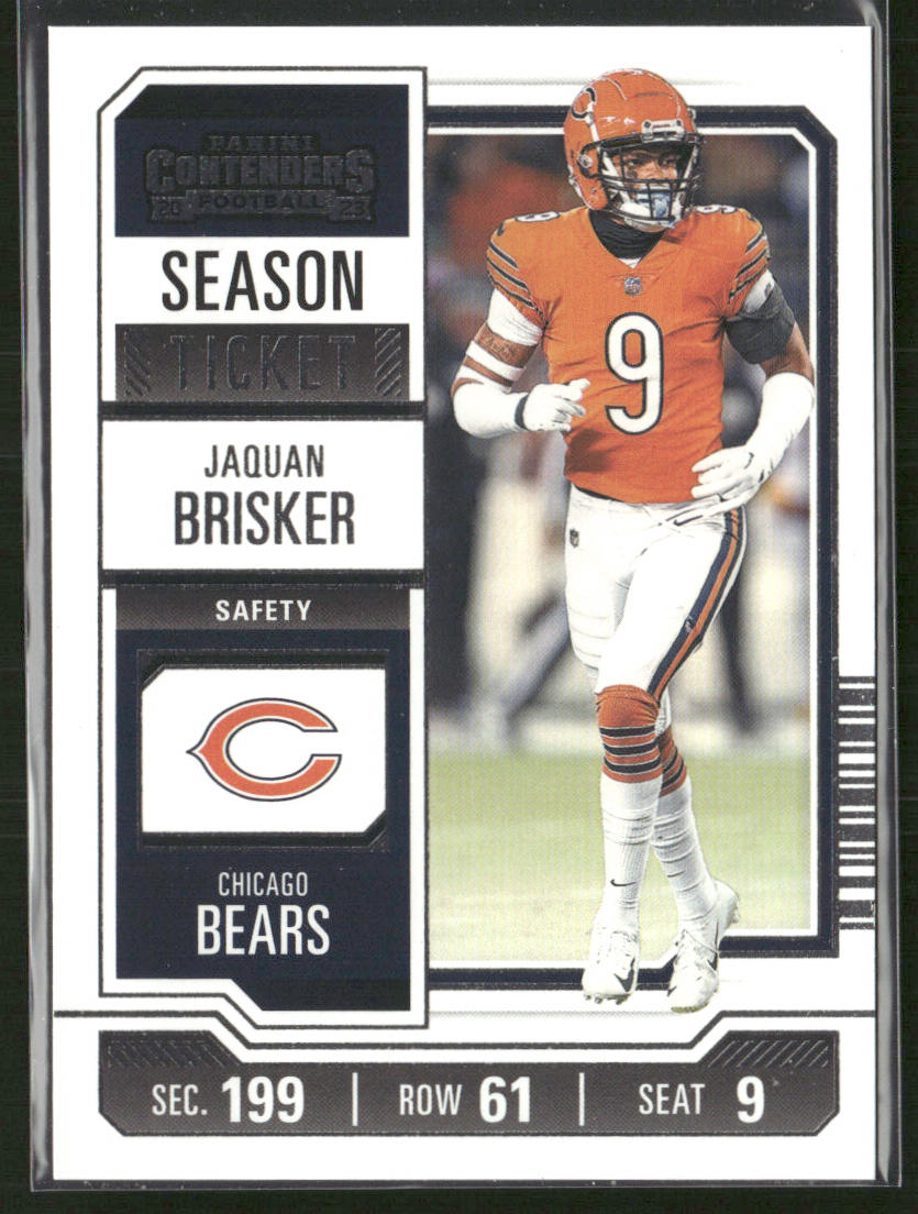 Jaquan Brisker 2023 Panini Contenders #19 Chicago Bears