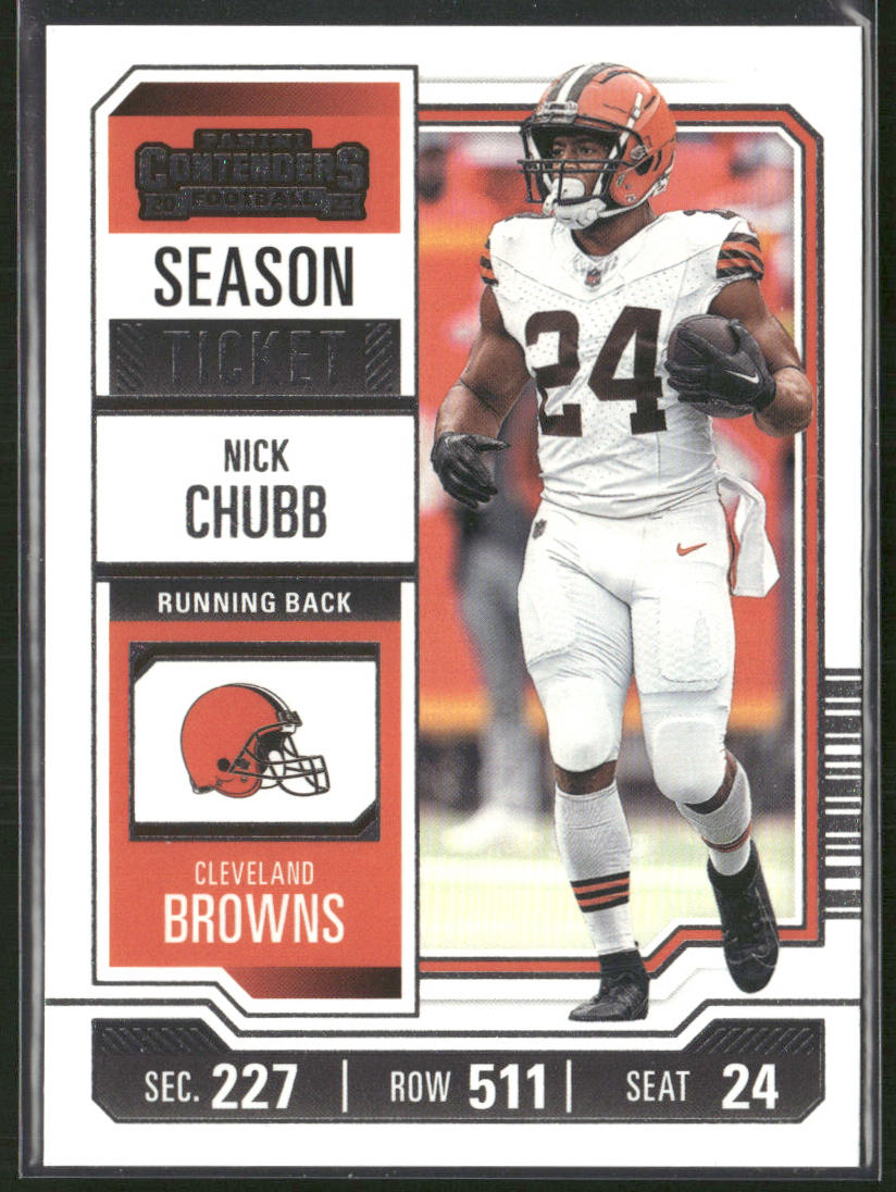 Nick Chubb 2023 Panini Contenders #26 Cleveland Browns