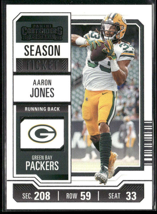 Aaron Jones 2023 Panini Contenders #36 Green Bay Packers