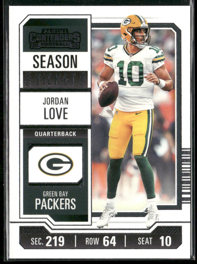 Jordan Love 2023 Panini Contenders #39 Green Bay Packers