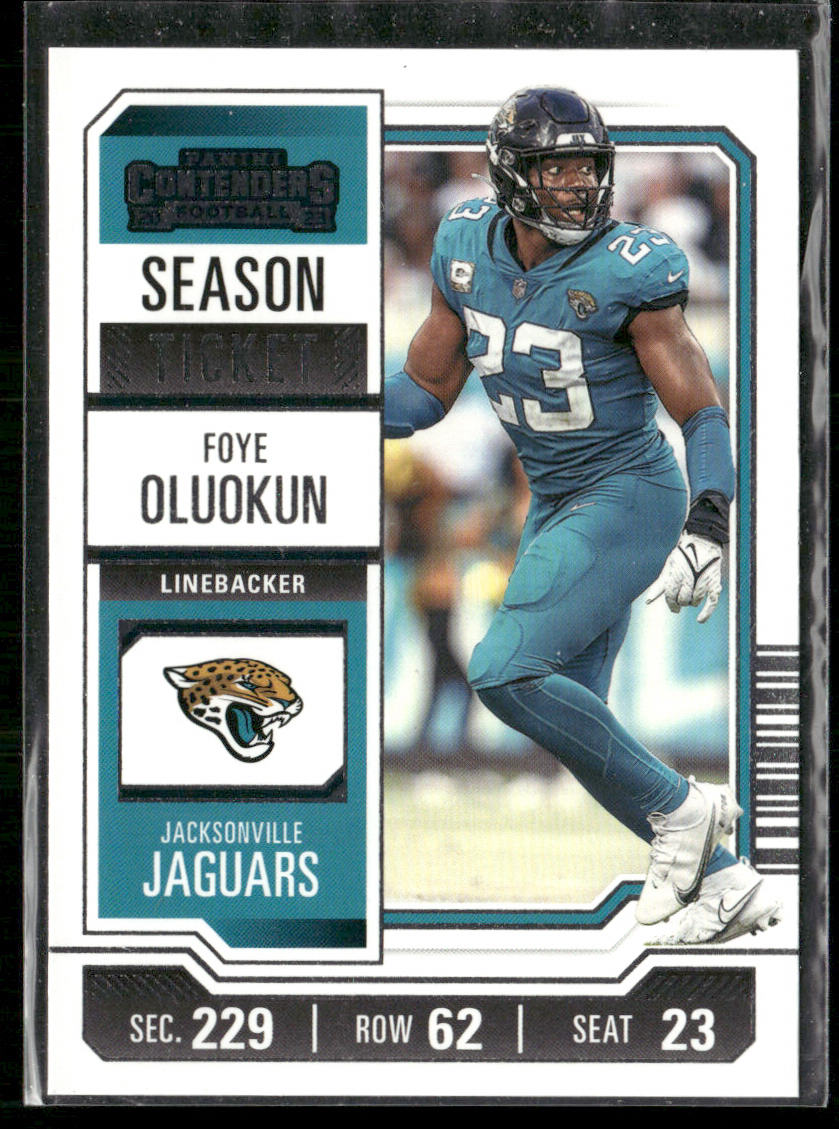 Foye Oluokun 2023 Panini Contenders Season Ticket Retail #46