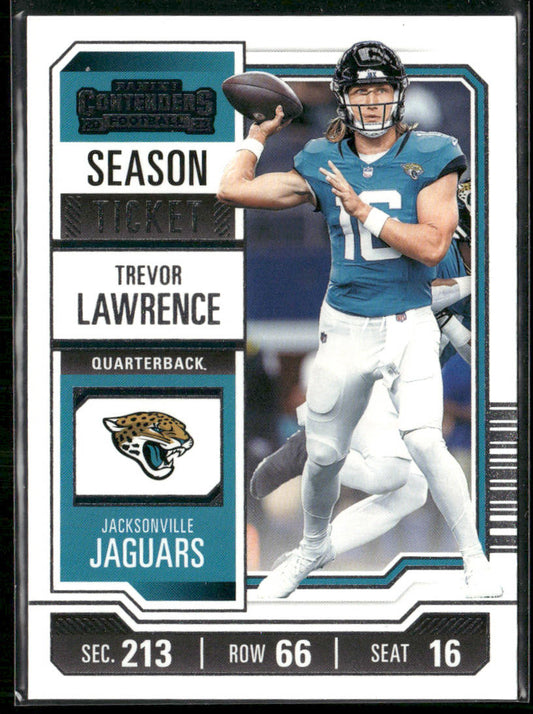 Trevor Lawrence 2023 Panini Contenders Season Ticket Retail #48