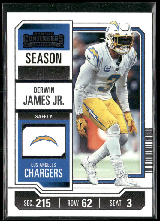 Derwin James Jr. 2023 Panini Contenders #57 Los Angeles Chargers