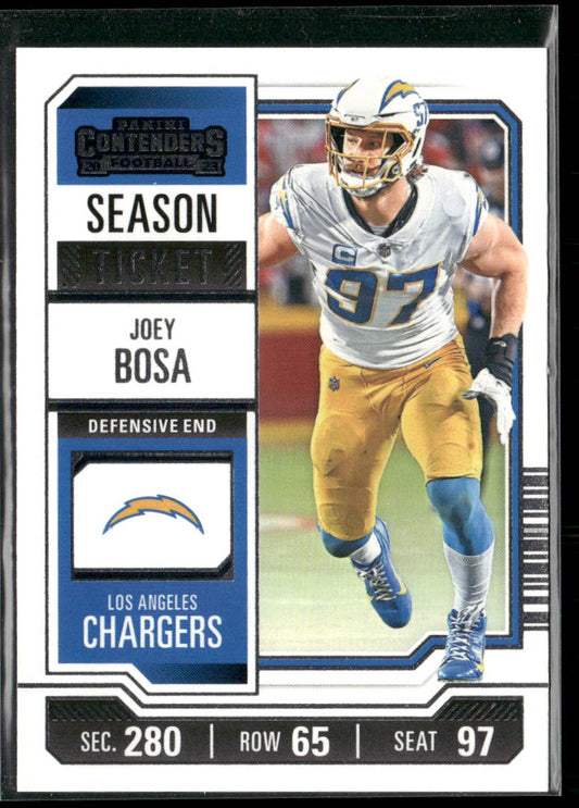 Joey Bosa 2023 Panini Contenders #58 Los Angeles Chargers