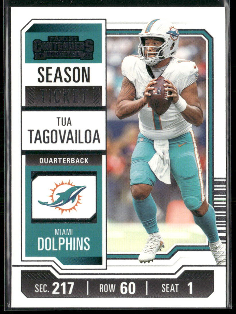 Tua Tagovailoa 2023 Panini Contenders #64 Miami Dolphins
