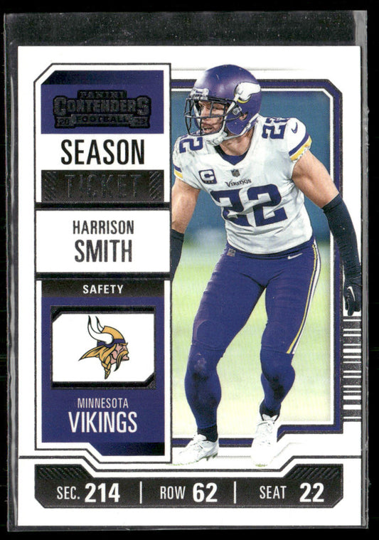 Harrison Smith 2023 Panini Contenders Season Ticket Retail #66 Minnesota Vikings