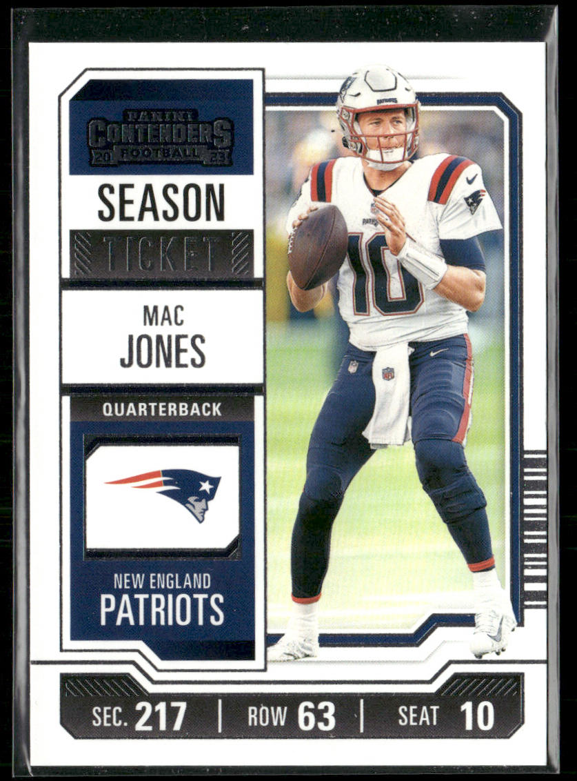 Mac Jones 2023 Panini Contenders #69 New England Patriots