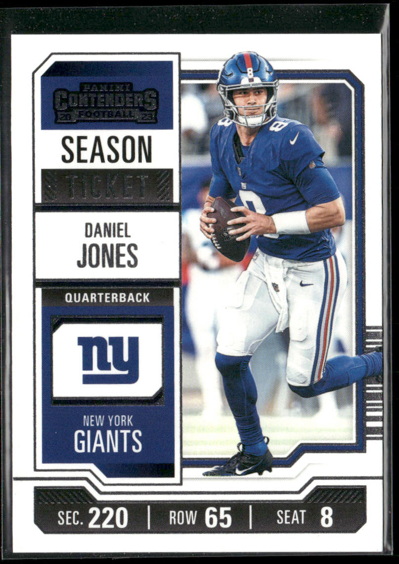 Daniel Jones 2023 Panini Contenders #75 New York Giants