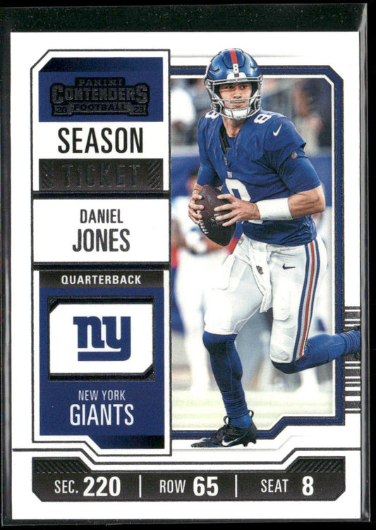 Daniel Jones 2023 Panini Contenders #75 New York Giants
