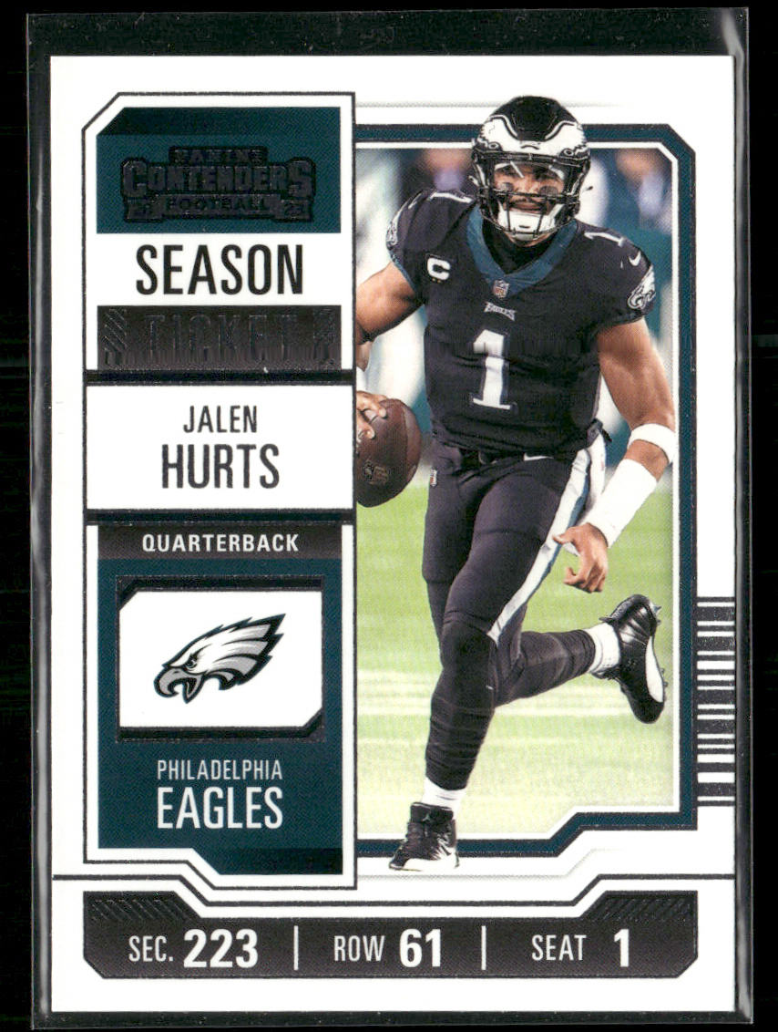 Jalen Hurts 2023 Panini Contenders Season Ticket Retail #81 Philadelphia Eagles