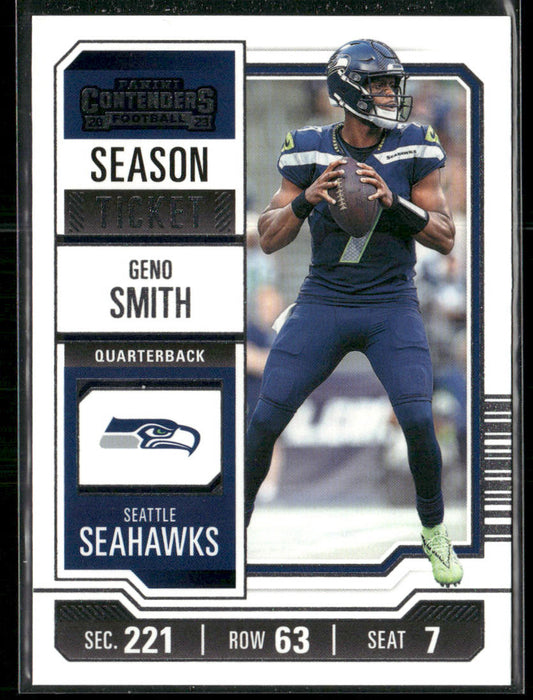 Geno Smith 2023 Panini Contenders Season Ticket Retail #90 Seattle Seahawks