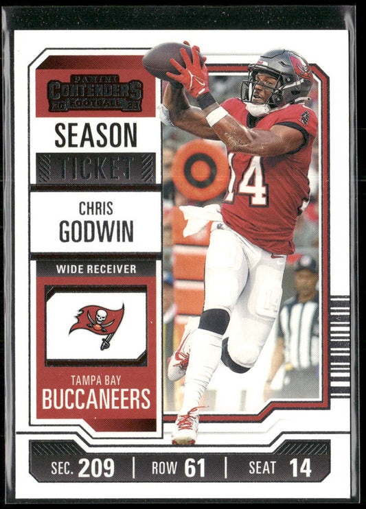 Chris Godwin 2023 Panini Contenders Game Ticket Bronze #93 Tampa Bay Buccaneers