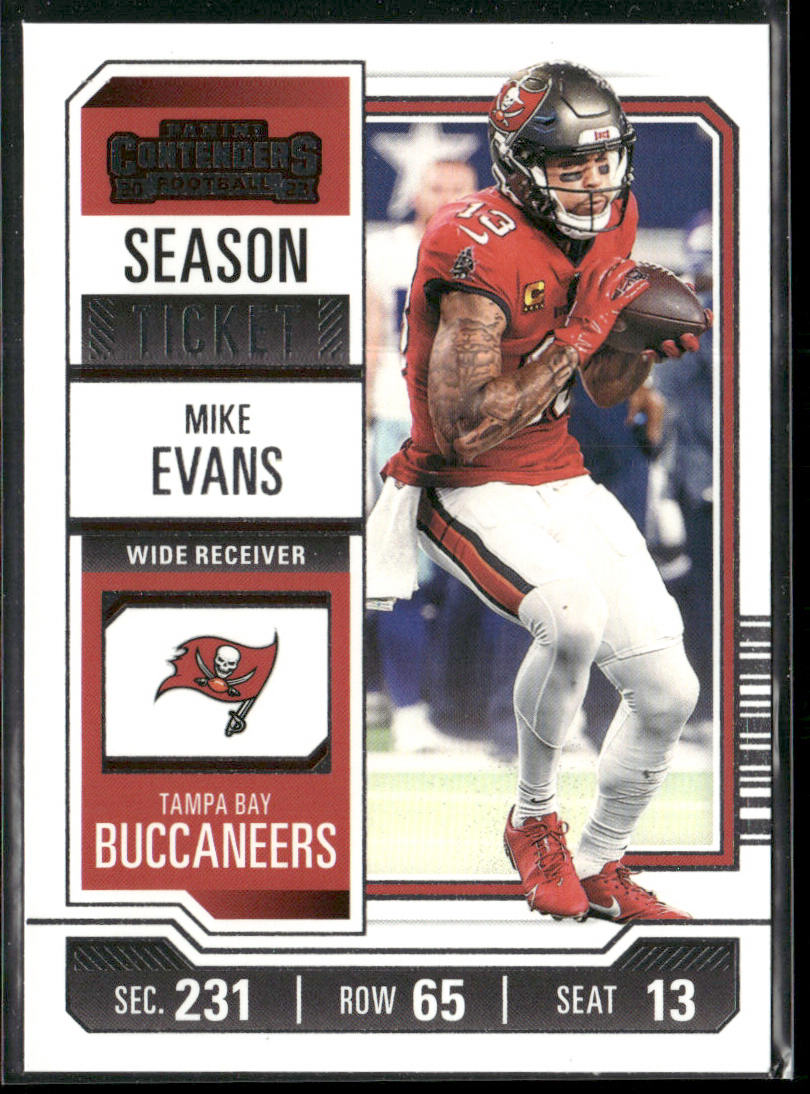 Mike Evans 2023 Panini Contenders Season Ticket Retail #94 Tampa Bay Buccaneers
