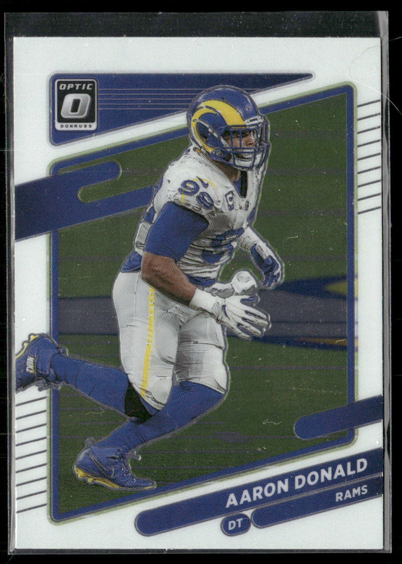 Aaron Donald 2021 Donruss Optic #187 Los Angeles Rams