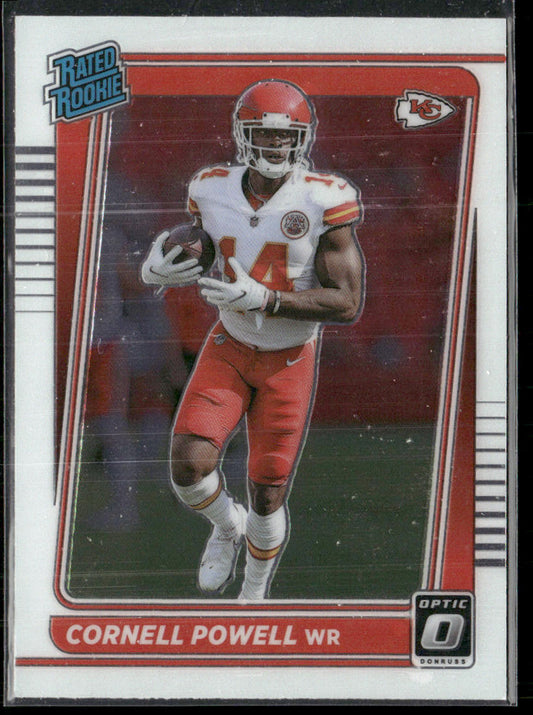 Cornell Powell 2021 Donruss Optic #240 RC Kansas City Chiefs