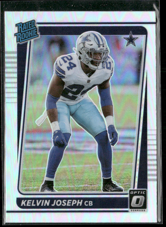 Kelvin Joseph 2021 Donruss Optic #250 RC Dallas Cowboys