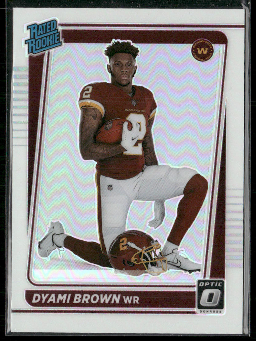 Dyami Brown 2021 Donruss Optic Holo #223 RC Washington Football Team