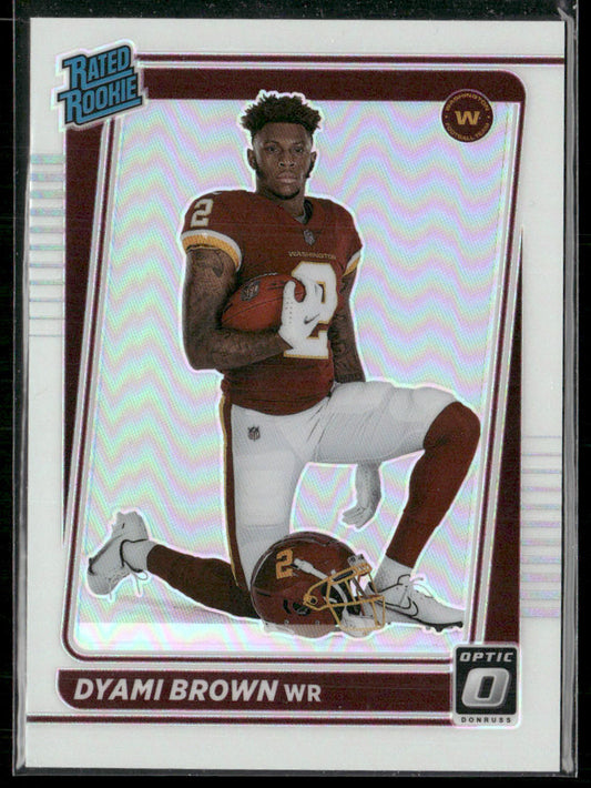Dyami Brown 2021 Donruss Optic Holo #223 RC Washington Football Team