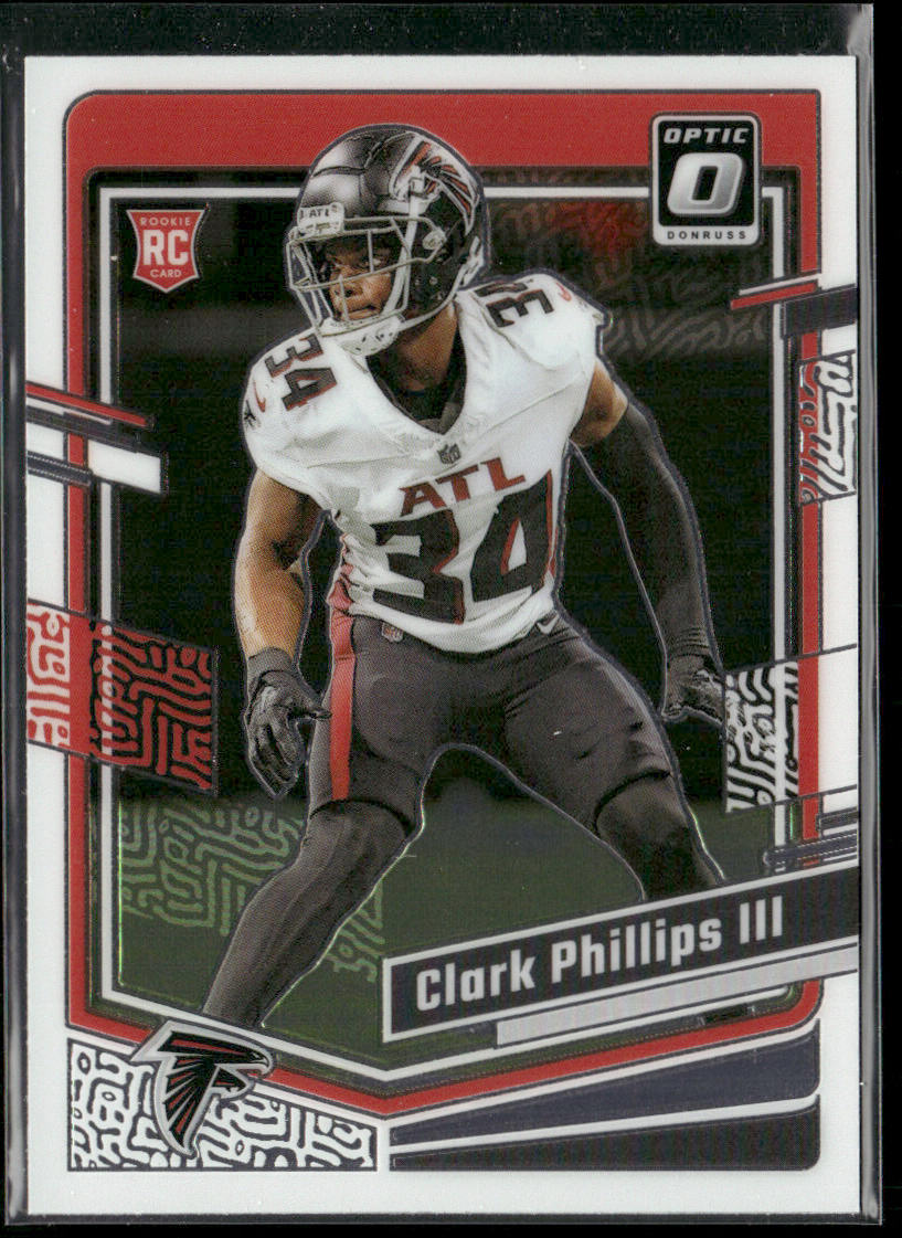 Clark Phillips III 2023 Donruss Optic #8 Atlanta Falcons