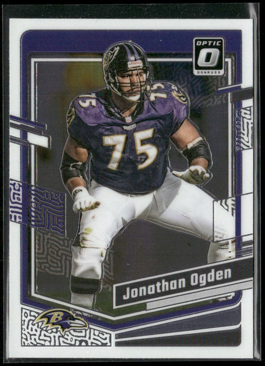 Jonathan Ogden 2023 Donruss Optic #13 Baltimore Ravens