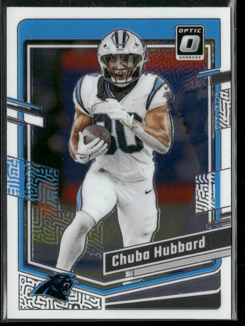 Chuba Hubbard 2023 Donruss Optic #27 Carolina Panthers