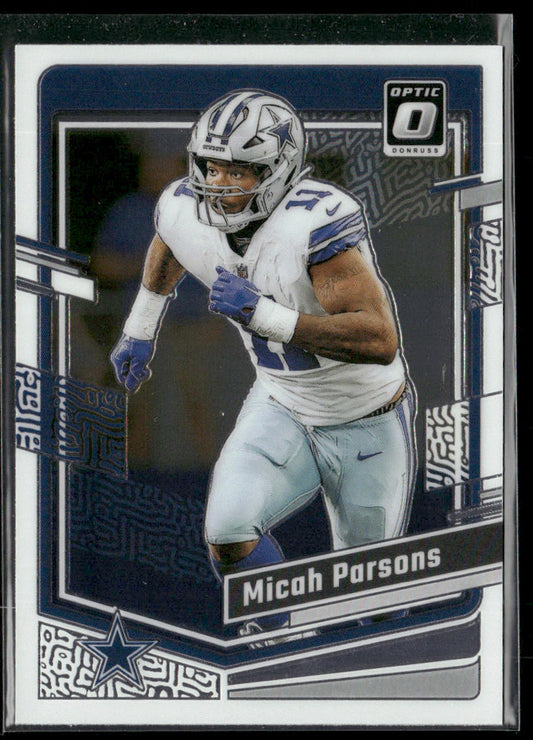 Micah Parsons 2023 Donruss Optic #50 Dallas Cowboys