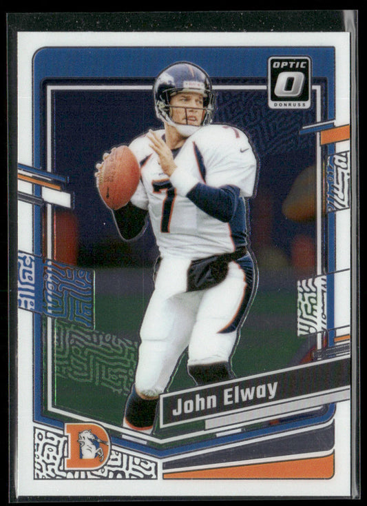 John Elway 2023 Donruss Optic #55 Denver Broncos
