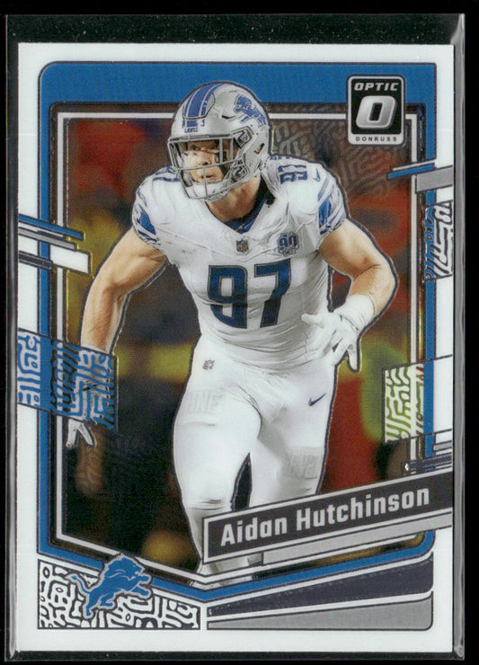 Aidan Hutchinson 2023 Donruss Optic #58 Detroit Lions