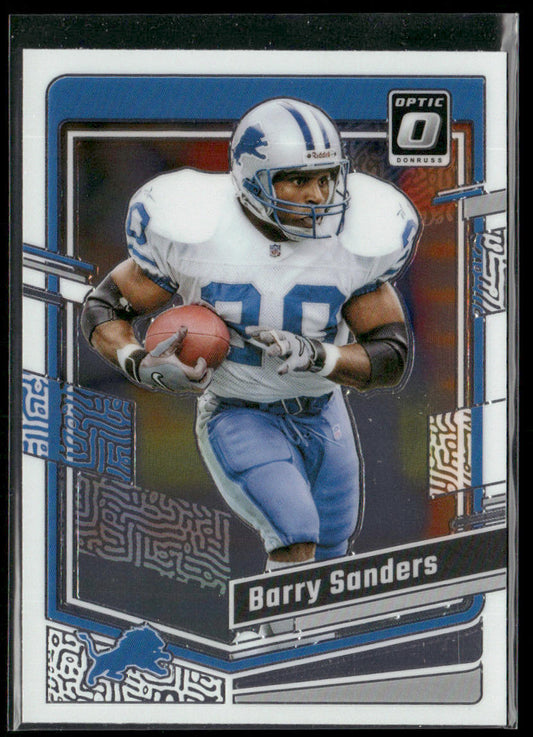 Barry Sanders 2023 Donruss Optic #60 Detroit Lions