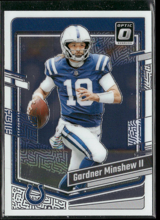 Gardner Minshew II 2023 Donruss Optic #77 Indianapolis Colts