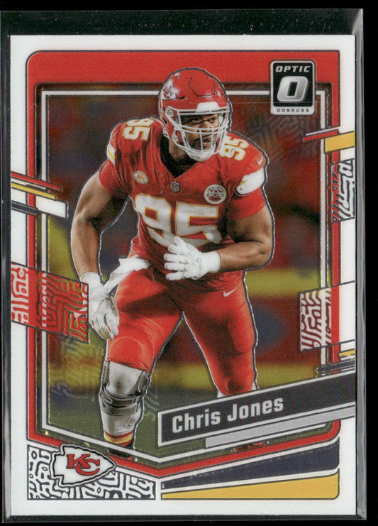 Chris Jones 2023 Donruss Optic #88 Kansas City Chiefs