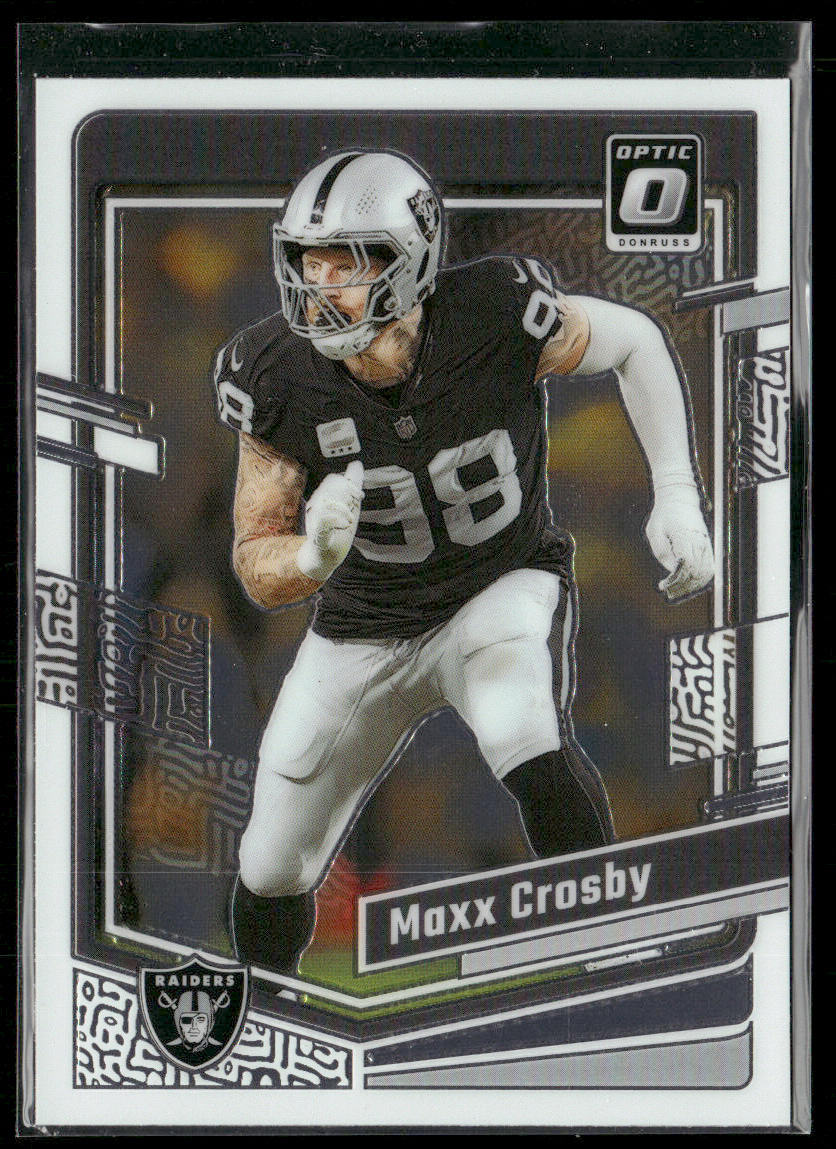 Maxx Crosby 2023 Donruss Optic #100 Las Vegas Raiders