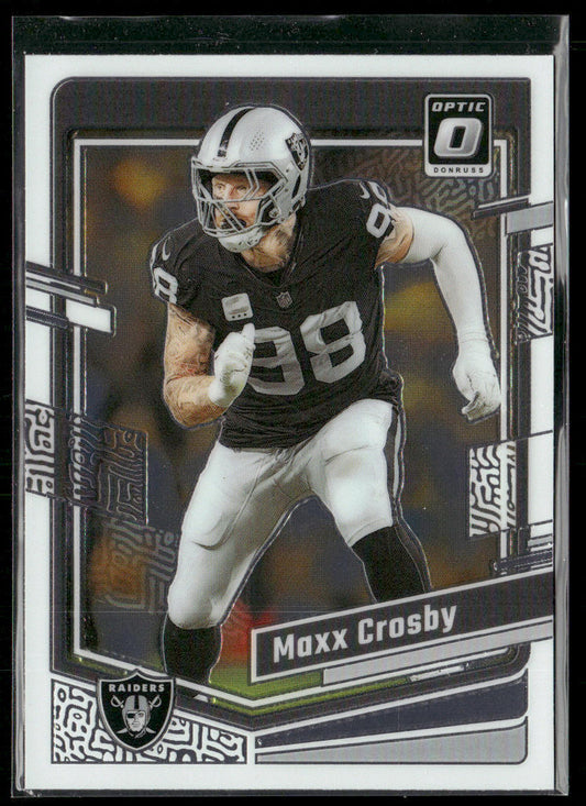 Maxx Crosby 2023 Donruss Optic #100 Las Vegas Raiders