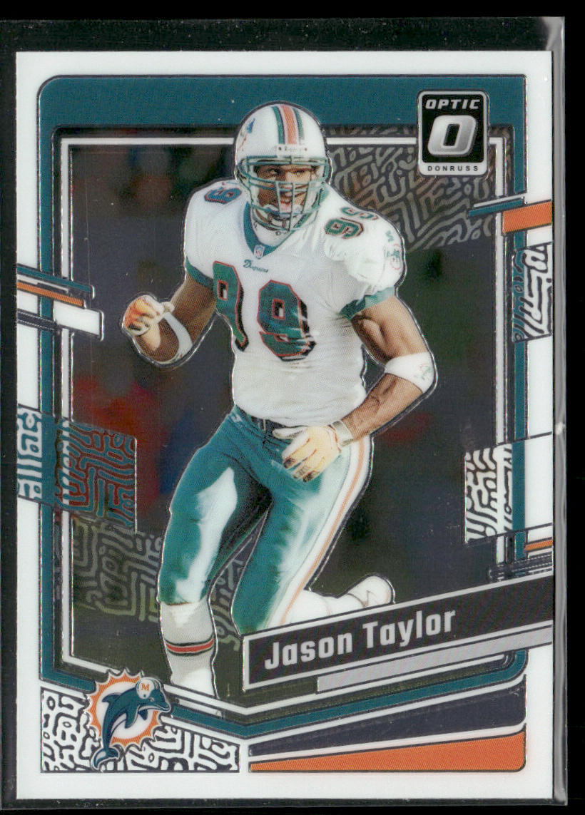 Jason Taylor 2023 Donruss Optic #115 Miami Dolphins