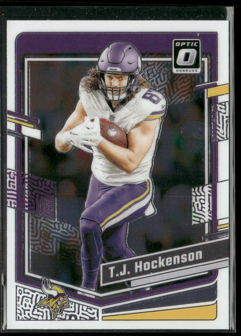 T.J. Hockenson 2023 Donruss Optic #127 Minnesota Vikings