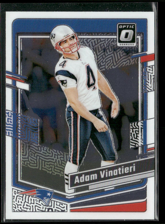 Adam Vinatieri 2023 Donruss Optic #128 New England Patriots