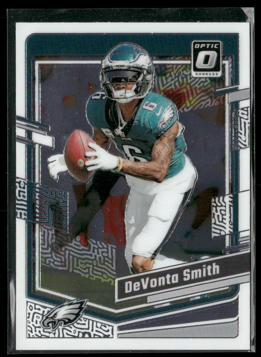 DeVonta Smith 2023 Donruss Optic #156 Philadelphia Eagles