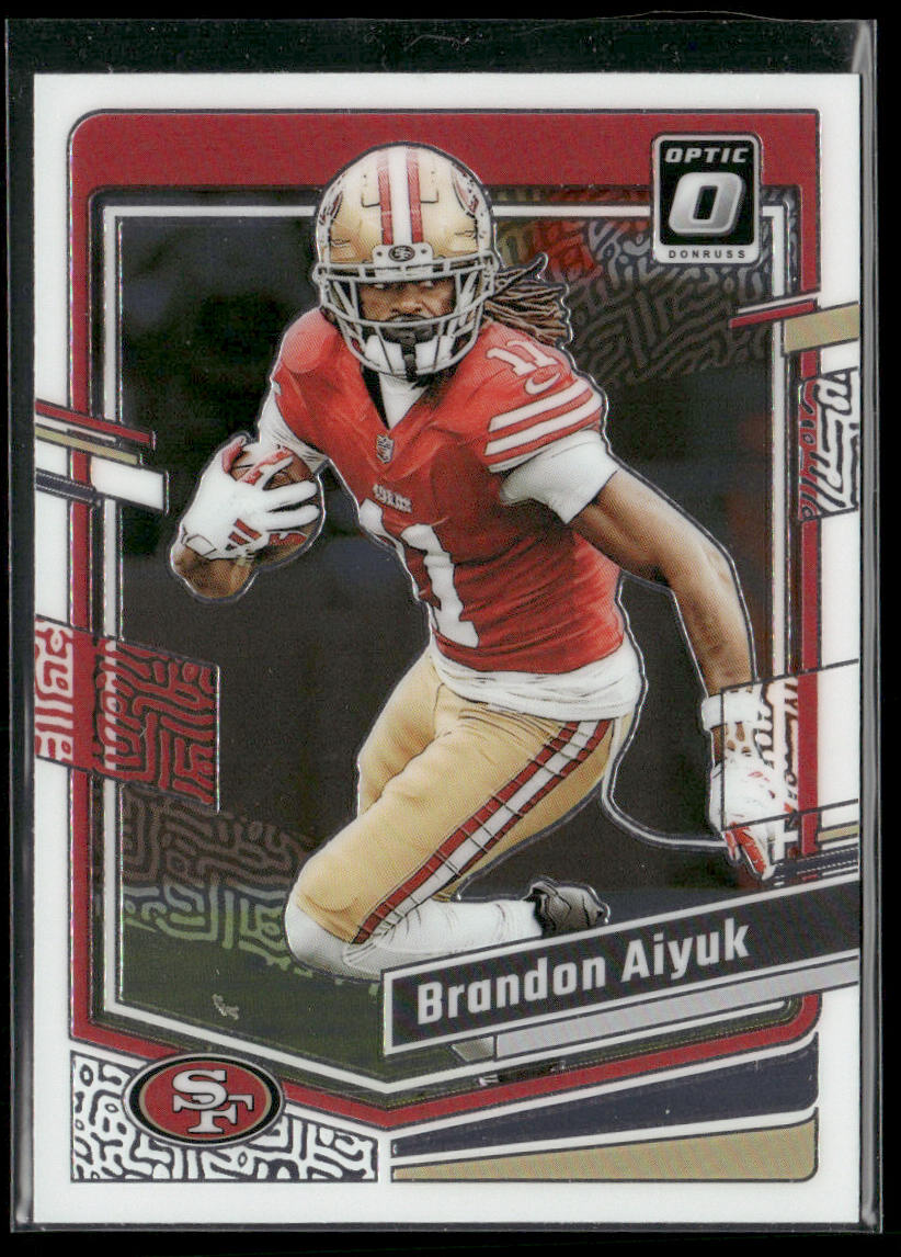 Brandon Aiyuk 2023 Donruss Optic #167 San Francisco 49ers