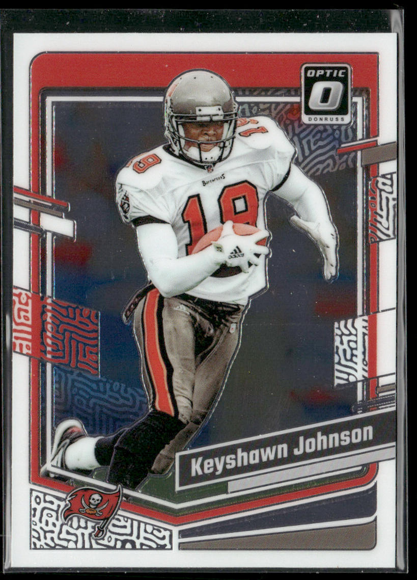 Keyshawn Johnson 2023 Donruss Optic #184 Tampa Bay Buccaneers