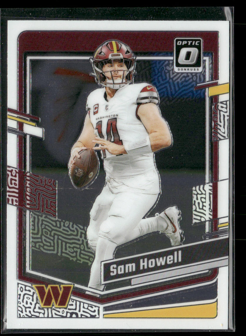 Sam Howell 2023 Donruss Optic #198 Washington Commanders