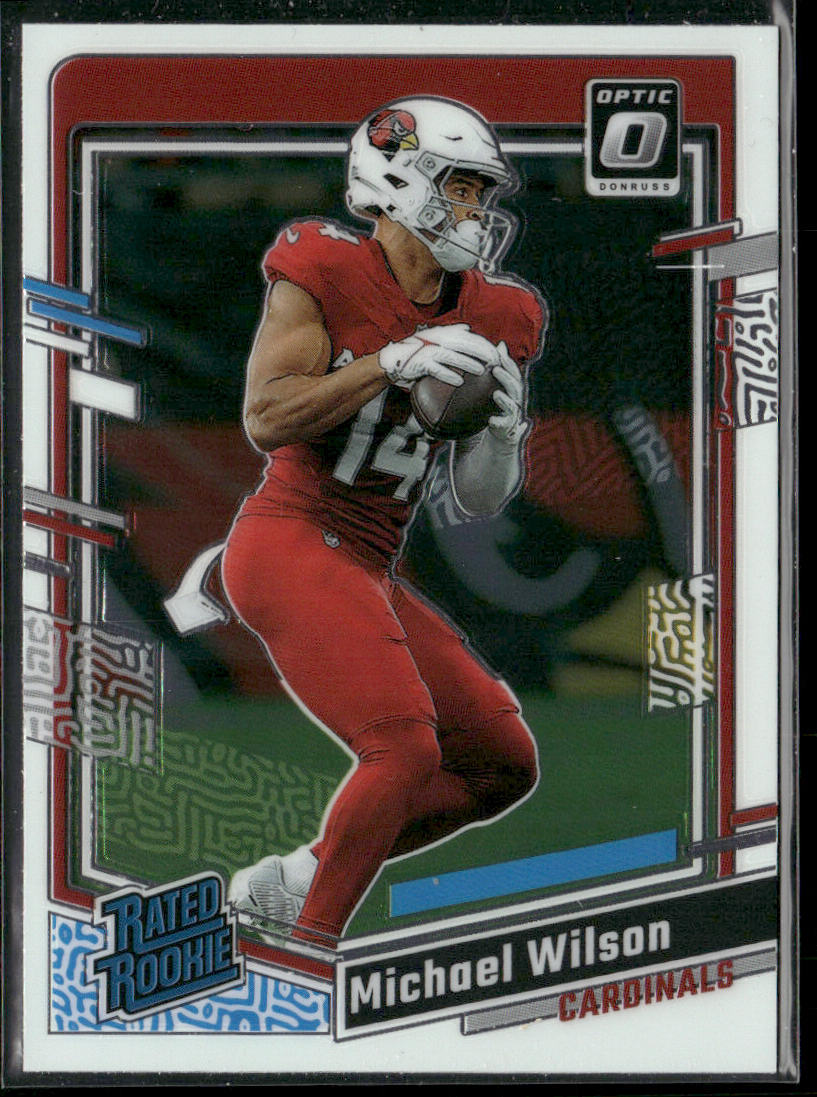 Michael Wilson 2023 Donruss Optic #204 RC Arizona Cardinals