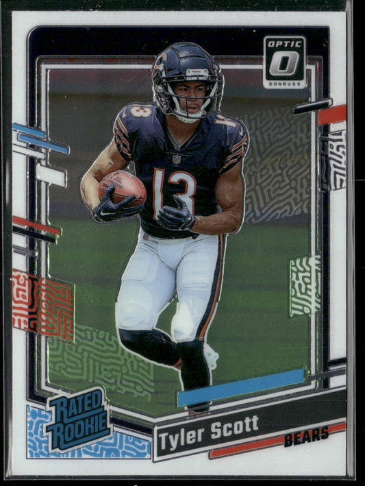 Tyler Scott 2023 Donruss Optic #218 RC Chicago Bears