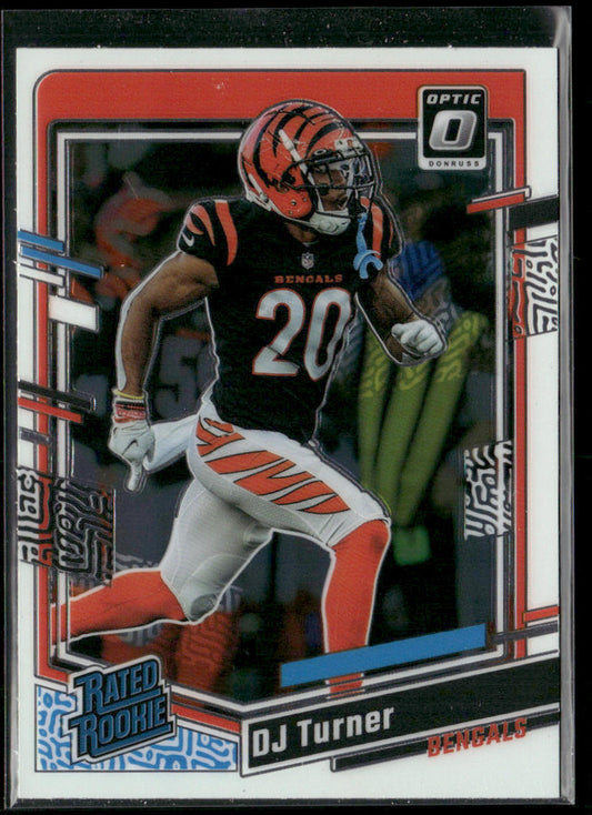 DJ Turner 2023 Donruss Optic #220 RC Cincinnati Bengals
