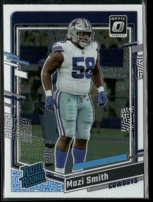 Mazi Smith 2023 Donruss Optic #228 RC Dallas Cowboys